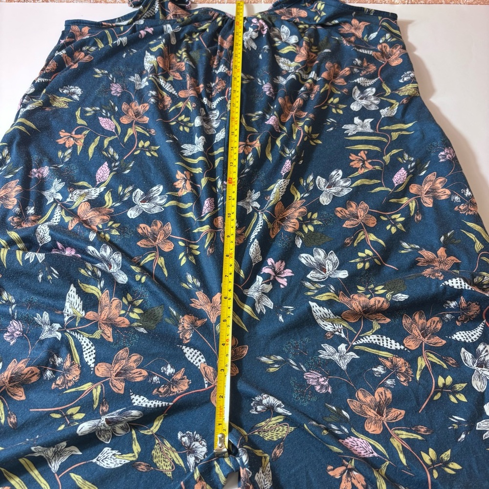 Anrabess Jumpsuit Boho Loose Casual Summer Style Loose Fit Relaxed Blue Size XL - Picture 15 of 16